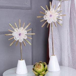 Hoa pha lê đẹp mắt bày phòng khách CD156