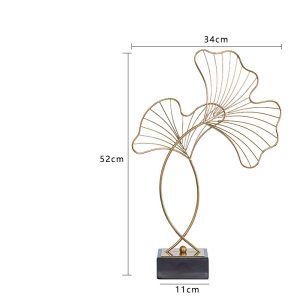 Decor phòng khách lá bạch quả CD125