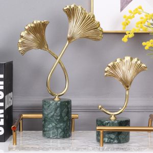 Mô hình lá cây đế cẩm thạch trang trí CD170