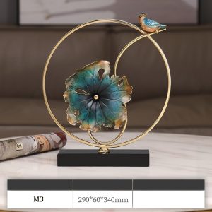 Mẫu decor lá sen bằng đồng trang trí CD834