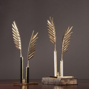 Decor lông vũ trang trí phòng khách CD133