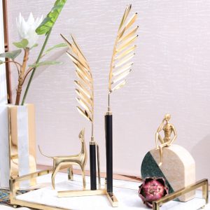 Decor lông vũ trang trí phòng khách CD133