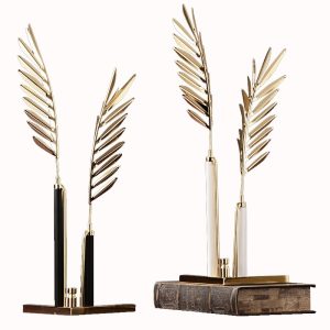 Decor lông vũ trang trí phòng khách CD133