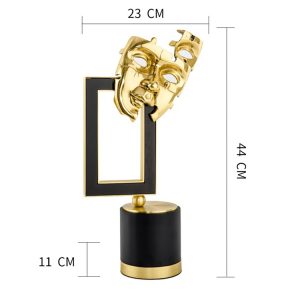 Decor phòng khách tượng mặt nạ nghệ thuật để kệ tủ, tivi CD239