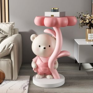 Mẫu bàn cafe hình gấu xinh xắn CD1302