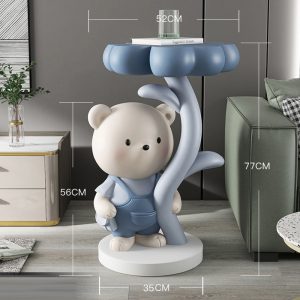 Mẫu bàn cafe hình gấu xinh xắn CD1302