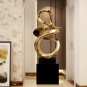 Tượng decor mẫu hình học cỡ lớn trang trí nội thất CD592