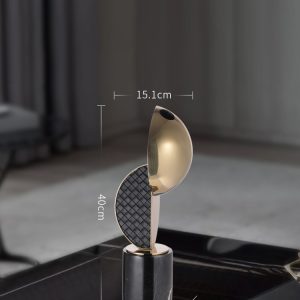 Decor phòng khách bình hoa mô hình hình học trang trí CD232