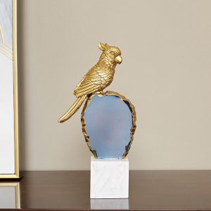 Đồ để bàn decor chim vẹt trang trí CD141