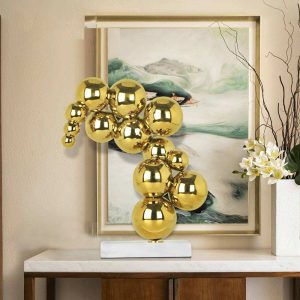 Tượng decor bóng mạ điện cao cấp hiện đại CD260