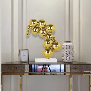 Tượng decor bóng mạ điện cao cấp hiện đại CD260