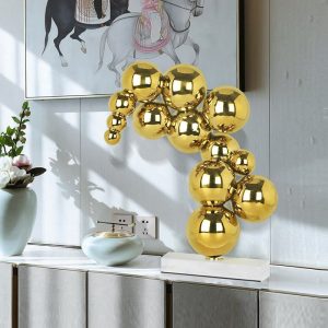 Tượng decor bóng mạ điện cao cấp hiện đại CD260