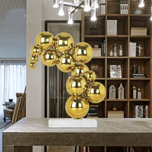 Tượng decor bóng mạ điện cao cấp hiện đại CD260