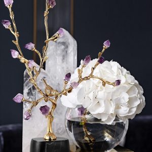 Mô hình cây trang trí gắn đá CD797