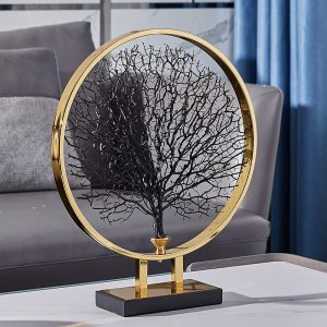 Decor phòng khách cây tài lộc CD78