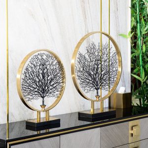 Decor phòng khách cây tài lộc CD78