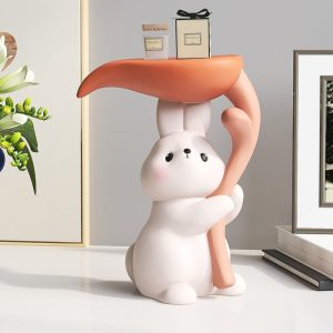 Mô hình chú thỏ kết hợp bàn trang trí CD1278