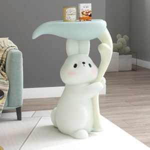 Mô hình chú thỏ kết hợp bàn trang trí CD1278