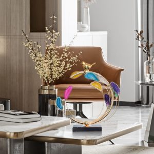 Decor phòng khách đá màu trang trí CD471