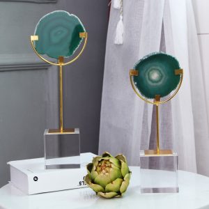 Đồ để bàn mô hình đá mã não CD556