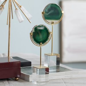 Đồ để bàn mô hình đá mã não CD556