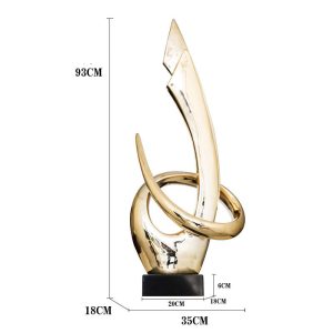 Tượng decor điêu khắc thủ công trang trí hiện đại CD439