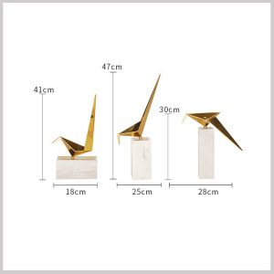 Đồ decor để bàn hạc giấy CD523