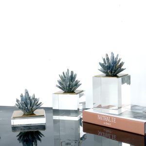 Đồ để bàn bộ ba hoa đá thạch anh sang trọng CD47