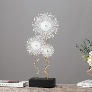 Decor phòng khác mô hình hoa bồ công anh bằng kim loại CD287