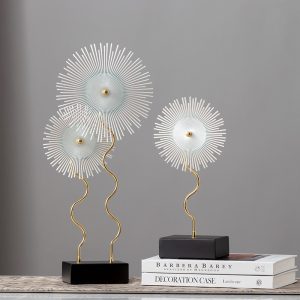 Decor phòng khác mô hình hoa bồ công anh bằng kim loại CD287