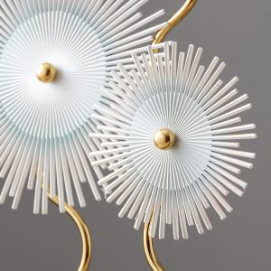 Decor phòng khác mô hình hoa bồ công anh bằng kim loại CD287