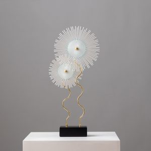 Decor phòng khác mô hình hoa bồ công anh bằng kim loại CD287