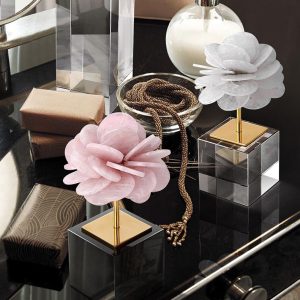 Mô hình hoa kết bằng đá pha lê tự nhiên CD789