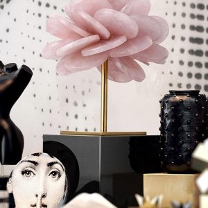 Mô hình hoa kết bằng đá pha lê tự nhiên CD789