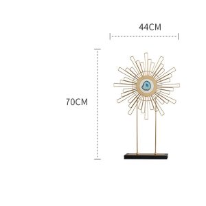 Mô hình mặt trời đá mã não trang trí CD685