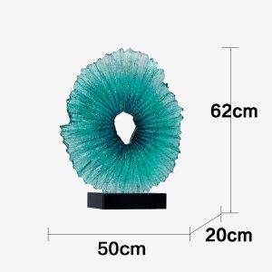 Tượng decor mô hình nghệ thuật hình hoa mặt trời CD593