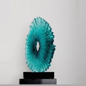 Tượng decor mô hình nghệ thuật hình hoa mặt trời CD593