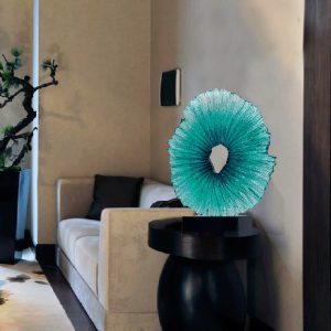 Tượng decor mô hình nghệ thuật hình hoa mặt trời CD593