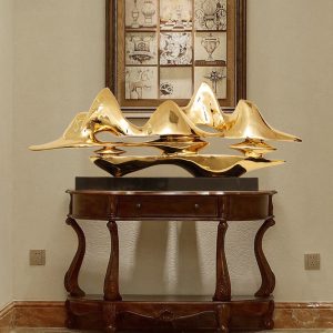 Tượng decor đồi núi trùng điệp decor phòng khách đẹp mắt CD264