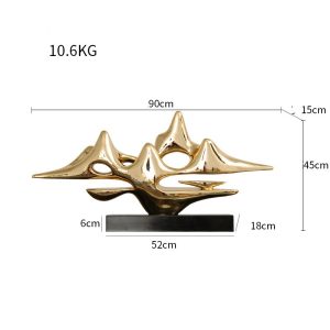 Tượng decor đồi núi trùng điệp decor phòng khách đẹp mắt CD264