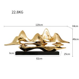 Tượng decor đồi núi trùng điệp decor phòng khách đẹp mắt CD264