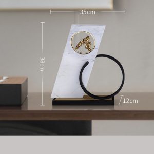 Decor phòng khách mô hình chữ nhật trang trí để bàn CD209