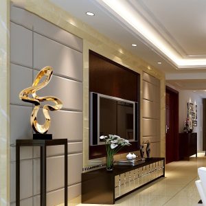 Mô hình trìu tượng mạ điện trang trí sảnh khách sạn CD582