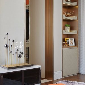 Mẫu decor mô hình trừu tượng bày kệ tủ CD821