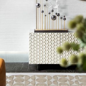 Mẫu decor mô hình trừu tượng bày kệ tủ CD821