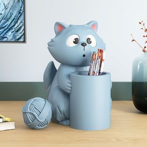 Ống đựng bút hình mèo để bàn CD1279