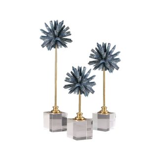 Quả cầu gắn đá pha lê tự nhiên trang trí CD823