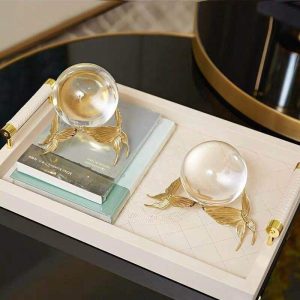 Mô hình quả cầu pha lê hồ điệp CD57