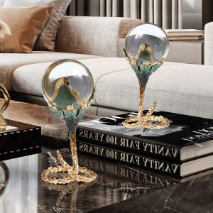 Đồ để bàn quả cầu pha lê CD843