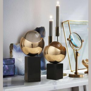 Quả cầu pha lê trong suốt để kệ tivi CD197